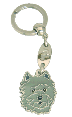 CAIRNTERRIER GRÅ - pet ID tag, dog ID tags, pet tags, personalized pet tags MjavHov - engraved pet tags online